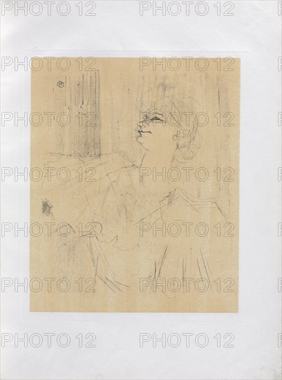 Yvette Guilbert-English Series:  Menilmontant de Bruant, 1898. Henri de Toulouse-Lautrec (French, 1864-1901). Lithograph
