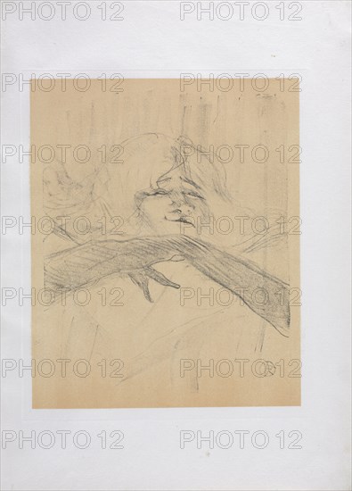 Yvette Guilbert-English Series:  Linger Longer Loo, 1898. Henri de Toulouse-Lautrec (French, 1864-1901). Lithograph