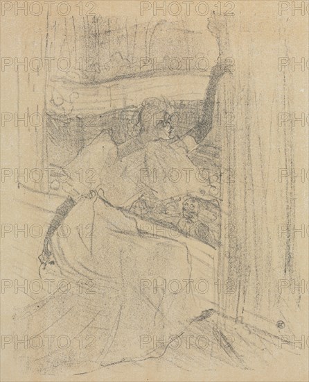 Yvette Guilbert-English Series:  Saluant le public, 1898. Henri de Toulouse-Lautrec (French, 1864-1901). Lithograph