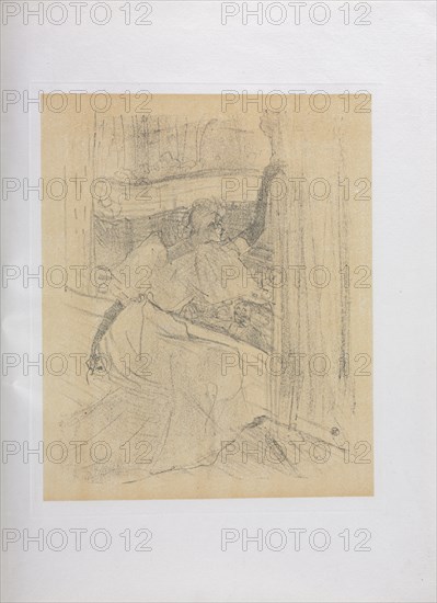 Yvette Guilbert-English Series:  Saluant le public, 1898. Henri de Toulouse-Lautrec (French, 1864-1901). Lithograph