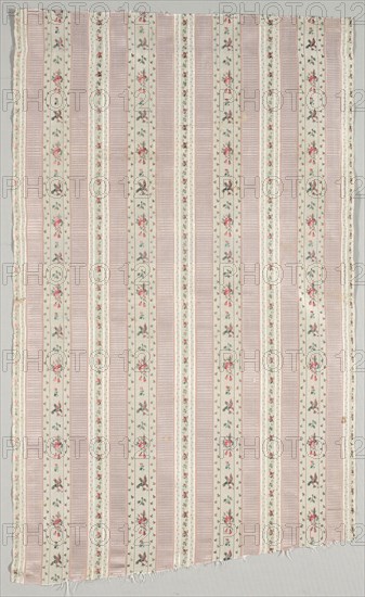 Length of Cloth, 1774-1793. France, 18th century, period of Louis XVI (1774-1793). Plain cloth, warp brocade; overall: 92 x 54.3 cm (36 1/4 x 21 3/8 in.)
