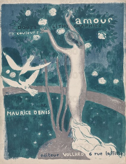 Love: Cover (Amour:  Couverture), 1895 (published 1911). Maurice Denis (French, 1870-1943), Ambroise Vollard (French, 1867-1939). Color lithograph