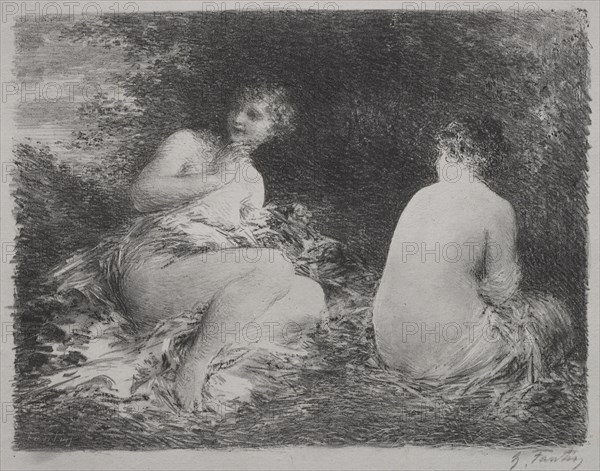 Bathers, 1899. Henri Fantin-Latour (French, 1836-1904). Lithograph