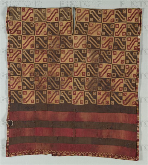 Tunic, c. 1400-1540. Peru, Inca, 15th-16th century. Tapestry; cotton and camelid fiber; average: 85.1 x 76.2 cm (33 1/2 x 30 in.)