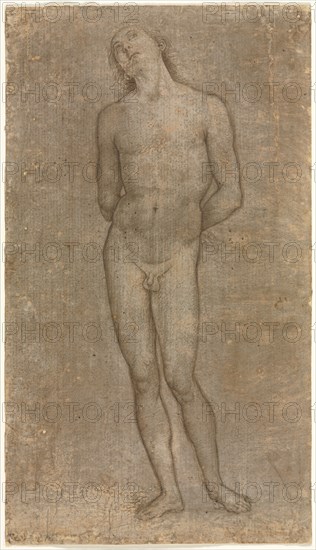 Saint Sebastian, c. 1493. Perugino (Italian, c1450/55-1523). Metalpoint; sheet: 25.6 x 14.6 cm (10 1/16 x 5 3/4 in.).