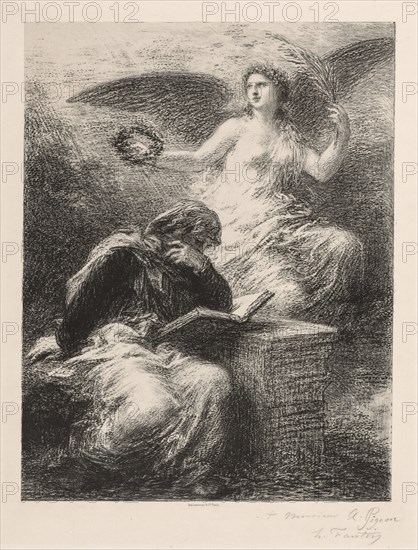 Glory, 1890. Henri Fantin-Latour (French, 1836-1904). Lithograph