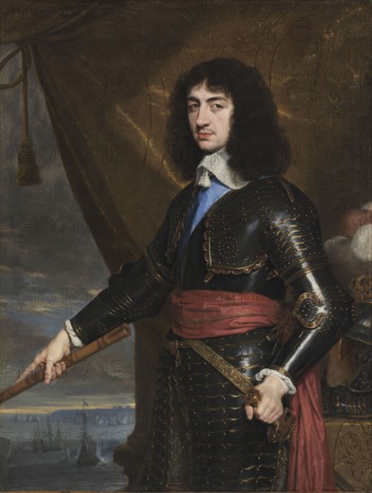 Portrait of King Charles II of England, 1653. Philippe de Champaigne (French, 1602-1674). Oil on canvas; framed: 182 x 141 x 15 cm (71 5/8 x 55 1/2 x 5 7/8 in.); unframed: 129.5 x 97.2 cm (51 x 38 1/4 in.).