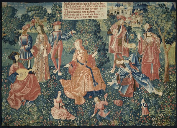 Youth (From Chateau de Chaumont Set), 1512-1515. France, Lyon(?), early 16th century. Silk and wool; tapestry weave; overall: 321.8 x 452 cm (126 11/16 x 177 15/16 in.).