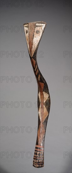 Serpent Headdress, late 1800s-early 1900s. Guinea Coast, Guinea, possibly Baga, late 19th-early 20th century. Wood and pigment; overall: 148 cm (58 1/4 in.)