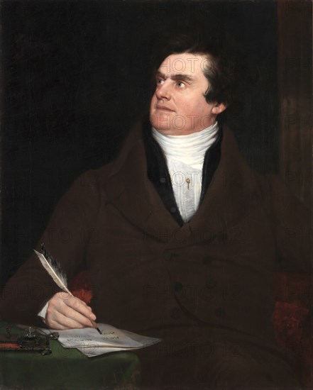 Colonel William Leete Stone, 1839. William Page (American, 1811-1885). Oil on canvas; unframed: 91.4 x 73.6 cm (36 x 29 in.).