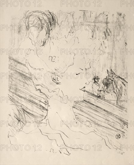 Emilienne d'Alençon. Henri de Toulouse-Lautrec (French, 1864-1901). Lithograph
