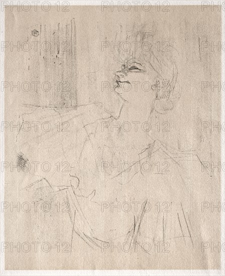 Yvette Guilbert:  à Ménilmontant, de Bruant, 1898. Henri de Toulouse-Lautrec (French, 1864-1901). Lithograph
