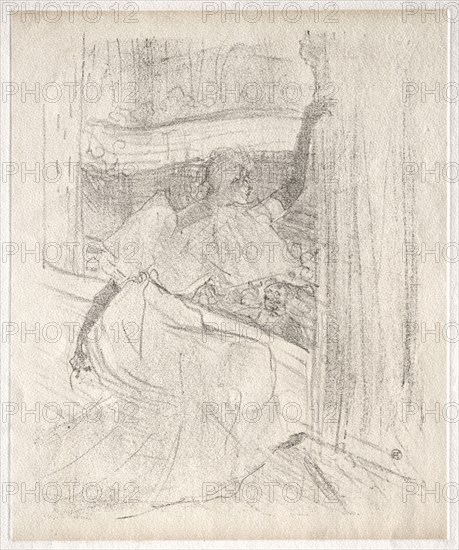 Yvette Guilbert:  Saluant le public, 1898. Henri de Toulouse-Lautrec (French, 1864-1901). Lithograph