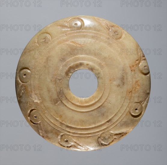Spindle Whorl, 700s - 900s. Iran, early Islamic period, 8th - 10th century. Bone, incised; overall: 0.5 x 2.4 x 2.4 cm (3/16 x 15/16 x 15/16 in.)