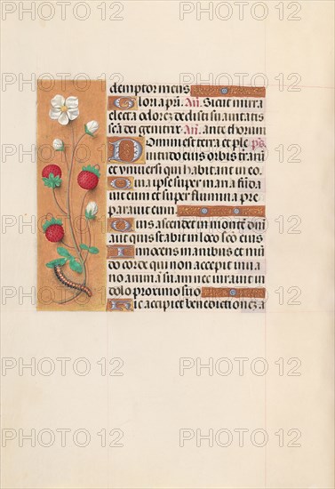 Hours of Queen Isabella the Catholic, Queen of Spain: Fol. 102v, c. 1495-1500. And associates Master of the First Prayerbook of Maximillian (Flemish, c. 1444-1519). Ink, tempera, and gold on vellum; codex: 22.5 x 15.2 cm (8 7/8 x 6 in.).