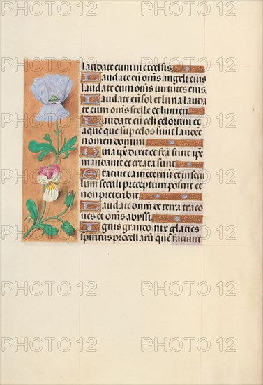 Hours of Queen Isabella the Catholic, Queen of Spain: Fol. 120v, c. 1495-1500. And associates Master of the First Prayerbook of Maximillian (Flemish, c. 1444-1519). Ink, tempera, and gold on vellum; codex: 22.5 x 15.2 cm (8 7/8 x 6 in.).