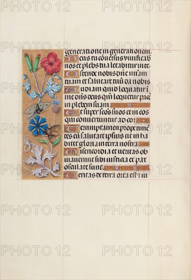 Hours of Queen Isabella the Catholic, Queen of Spain: Fol. 128v, c. 1495-1500. And associates Master of the First Prayerbook of Maximillian (Flemish, c. 1444-1519). Ink, tempera, and gold on vellum; codex: 22.5 x 15.2 cm (8 7/8 x 6 in.).