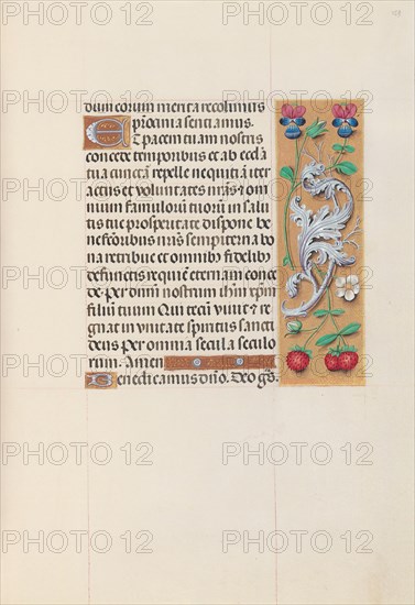 Hours of Queen Isabella the Catholic, Queen of Spain: Fol. 153r, c. 1500. And associates Master of the First Prayerbook of Maximillian (Flemish, c. 1444-1519). Ink, tempera, and gold on vellum; codex: 22.5 x 15.2 cm (8 7/8 x 6 in.)