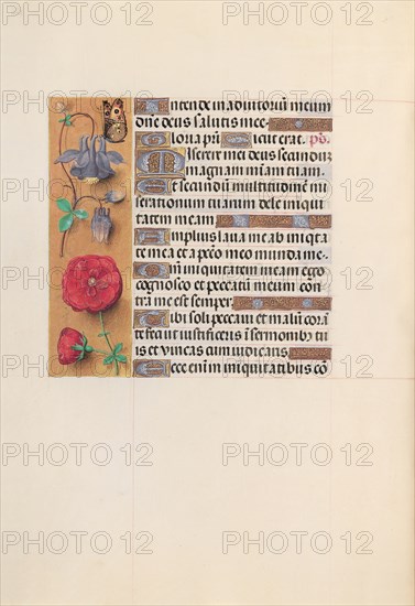 Hours of Queen Isabella the Catholic, Queen of Spain: Fol. 204v, c. 1500. And associates Master of the First Prayerbook of Maximillian (Flemish, c. 1444-1519). Ink, tempera, and gold on vellum; codex: 22.5 x 15.2 cm (8 7/8 x 6 in.)