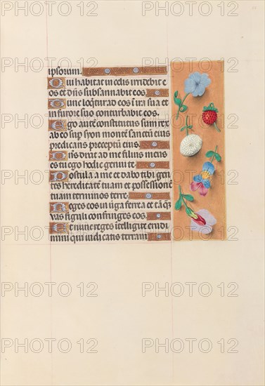 Hours of Queen Isabella the Catholic, Queen of Spain: Fol. 53r, c. 1500. And associates Master of the First Prayerbook of Maximillian (Flemish, c. 1444-1519). Ink, tempera, and gold on vellum; codex: 22.5 x 15.2 cm (8 7/8 x 6 in.)