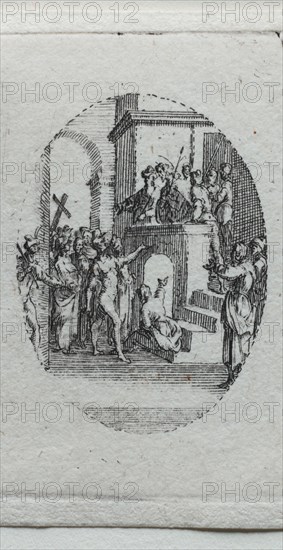 The Mysteries of the Passion:  Christ Presented to the People. Jacques Callot (French, 1592-1635). Etching