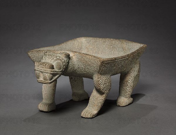 Jaguar Grinding Stone, c. 1000-1550. Costa Rica, (Atlantic Watershed Region), 11th-16th century. Stone; overall: 16 x 22 x 43.5 cm (6 5/16 x 8 11/16 x 17 1/8 in.).