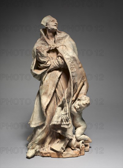 Study for The Blessed Alessandro Sauli, 1663-1668. Pierre Puget (French, 1620-1694). Terracotta; overall: 69.7 cm (27 7/16 in.).