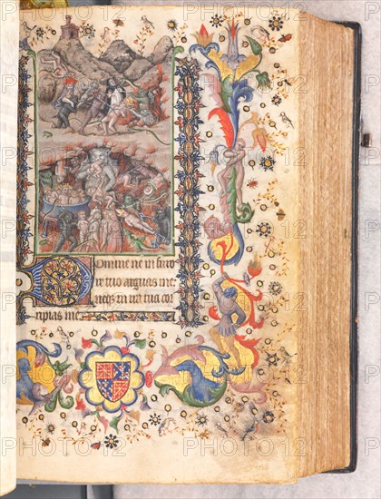 Hours of Charles the Noble, King of Navarre (1361-1425): fol. 106r, Last Judgment, c. 1405. Master of the Brussels Initials and Associates (French). Ink, tempera, and gold on vellum; codex: 20.3 x 15.7 x 7 cm (8 x 6 3/16 x 2 3/4 in.)