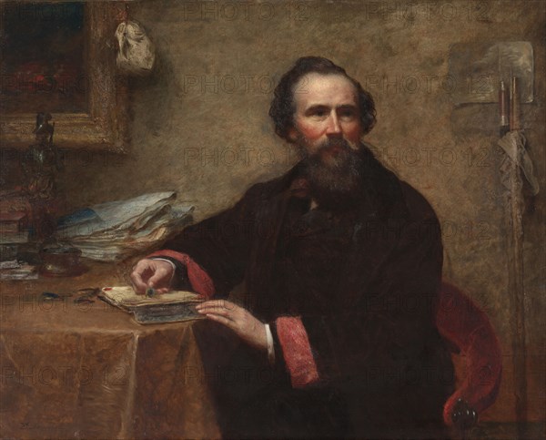 Portrait of Genio C. Scott, 1859. Eastman Johnson (American, 1824-1906). Oil on canvas; unframed: 102.3 x 127 cm (40 1/4 x 50 in.).