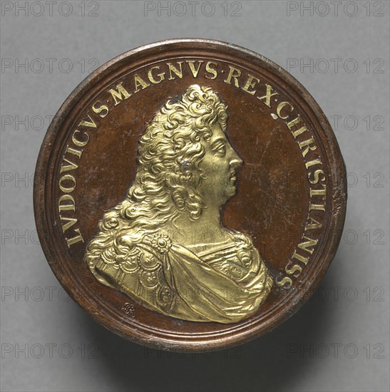 Medal Commemorating the Founding of Saarlouis, 1688. Joseph Roettiers (Flemish, 1635-1703). Bronze, partially gilded; diameter: 5.1 cm (2 in.).