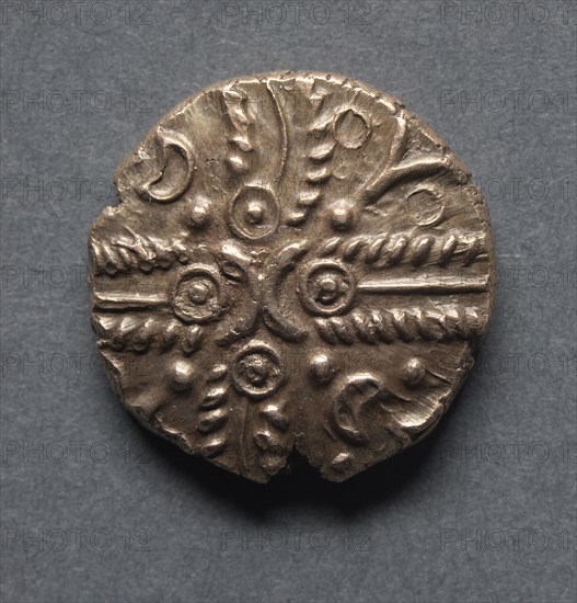 Tasciovanus Stater (obverse), 20 B.C. - 10 A.D.. England (Ancient Britain), 1st century B.C.-1st century A.D.. Gold