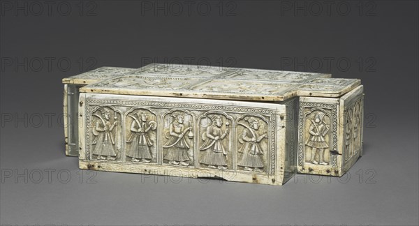 Panels from a Box, c. 1700. India, North East Deccan, Visakhapatnam district, Mughal Dynasty (1526-1756). Ivory; overall: 29.8 x 13.4 cm (11 3/4 x 5 1/4 in.).