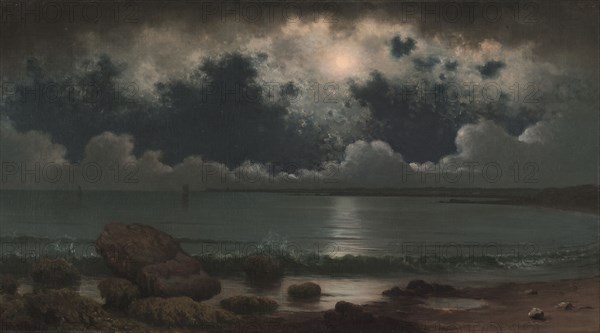 Point Judith, Rhode Island, 1867-1868. Martin Johnson Heade (American, 1819-1904). Oil on canvas; framed: 97 x 153.5 x 14 cm (38 3/16 x 60 7/16 x 5 1/2 in.); unframed: 72.3 x 128 cm (28 7/16 x 50 3/8 in.).