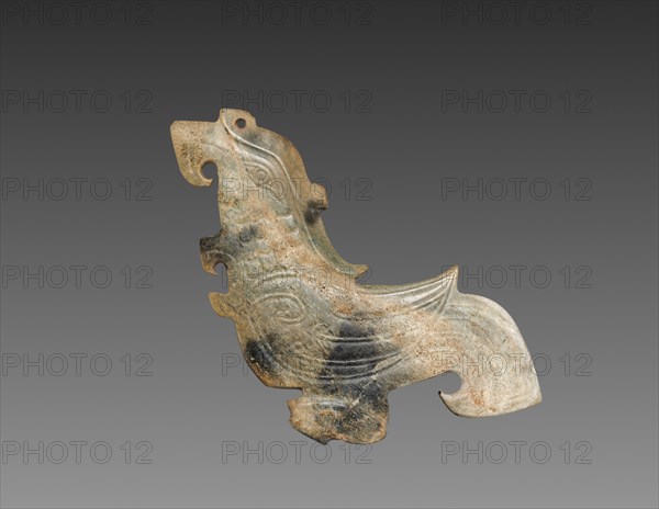 Jade Bird Pendant, c. 1000-mid 900s BC. China, Western Zhou dynasty (c. 1046-771 BC). Nephrite; overall: 11.2 cm (4 7/16 in.).