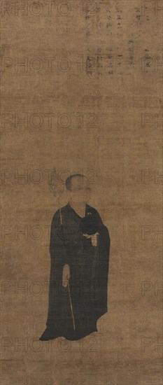 Portrait of Priest Dazhi (1048-1116), the Master of Law, 1100s. China, Jin dynasty (1115-1234). Hanging scroll, ink and slight color on silk; image: 92.4 x 40.5 cm (36 3/8 x 15 15/16 in.); overall: 171.9 x 55.1 cm (67 11/16 x 21 11/16 in.); with knobs: 171.9 x 60.5 cm (67 11/16 x 23 13/16 in.).