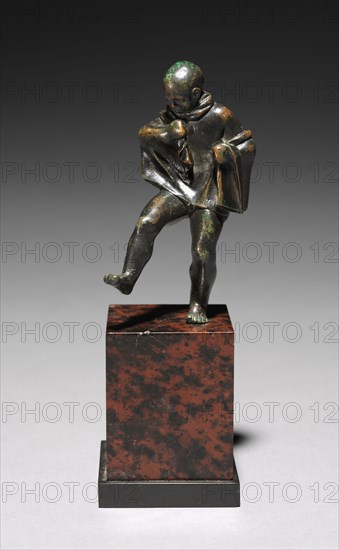 Dancing Boy, c. 1500. Northern Italy, early 16th century. Bronze; overall: 10.4 x 5 x 6 cm (4 1/8 x 1 15/16 x 2 3/8 in.).