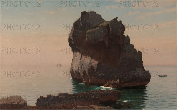 Capri, 1869. William Stanley Haseltine (American, 1835-1900). Oil on canvas; framed: 69.5 x 99.5 x 9 cm (27 3/8 x 39 3/16 x 3 9/16 in.); unframed: 50 x 80 cm (19 11/16 x 31 1/2 in.).