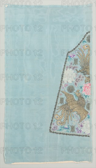 Uncut Robe, c. 1890s. China, late 19th century. Embroidered silk, gauze weave; average: 142.2 x 77.5 cm (56 x 30 1/2 in.)