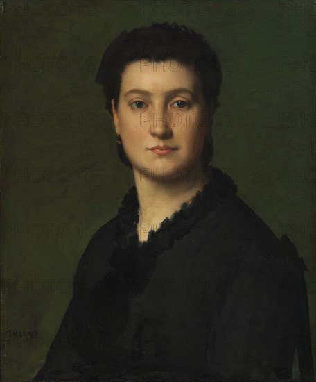 Portrait of a Woman, c. 1875-1880. Jean-Jacques Henner (French, 1829-1905). Oil on canvas; framed: 76 x 64 x 9 cm (29 15/16 x 25 3/16 x 3 9/16 in.); unframed: 55.3 x 46 cm (21 3/4 x 18 1/8 in.)