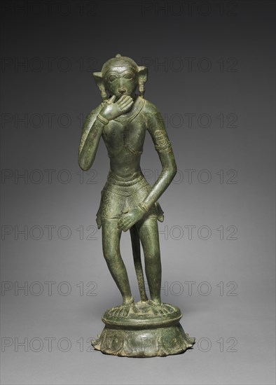 Monkey General Hanuman, c. 1000. South India, Chola period (900-13th Century). Bronze; overall: 58.4 cm (23 in.)