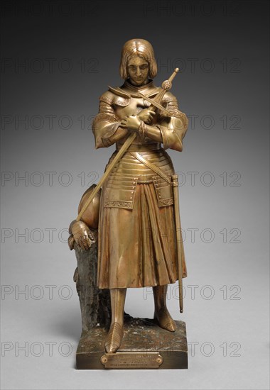 St. Joan of Arc, 1836. Princesse Marie-Christine d' Orleans (French, 1813-1839). Bronze; overall: 50.8 x 21 x 19.7 cm (20 x 8 1/4 x 7 3/4 in.)