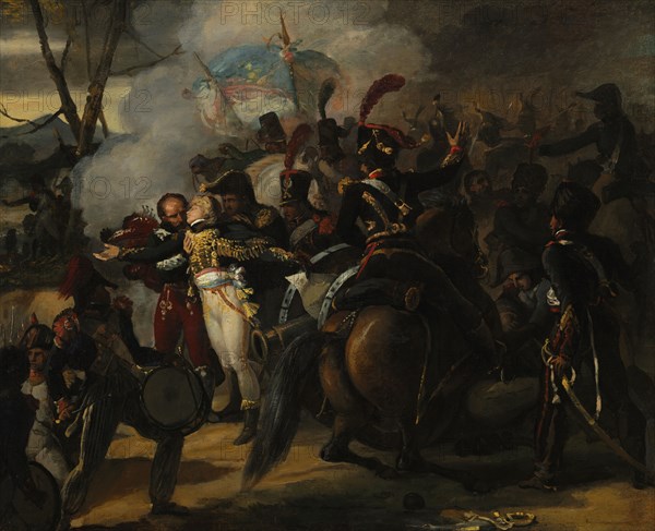 The Death of General Colbert, c. 1809/1810. Victor Schnetz (French, 1787-1870). Oil on fabric; unframed: 50 x 61 cm (19 11/16 x 24 in.)
