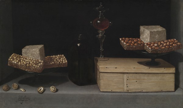 Still Life with Sweets, 1622. Juan van der Hamen y Léon (Spanish, 1596-1631). Oil on canvas; framed: 83 x 122 x 7.5 cm (32 11/16 x 48 1/16 x 2 15/16 in.); unframed: 58 x 97 cm (22 13/16 x 38 3/16 in.)