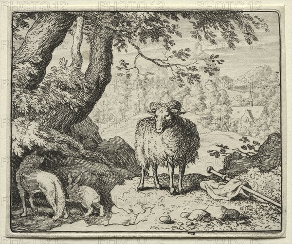 Reynard the Fox:  Reynard Returns Home. Allart van Everdingen (Dutch, 1621-1675). Etching