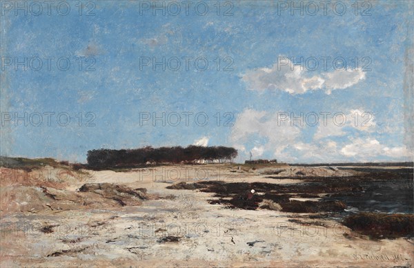 Pointe de Cabellou, Brittany, 1881. William L. Picknell (American, 1854-1897). Oil on canvas; unframed: 60.3 x 92.2 cm (23 3/4 x 36 5/16 in.).
