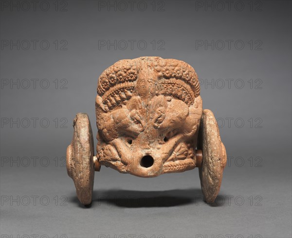 Model Chariot, 1st-2nd Century BC. India, Shunga Period (c. 187-78 BC). Terracotta; overall: 11.5 x 12.5 cm (4 1/2 x 4 15/16 in.).