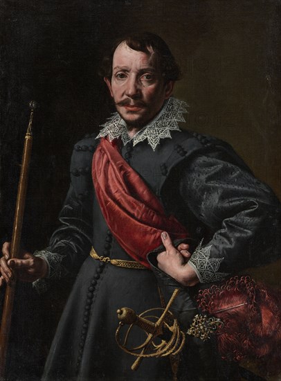 Portrait of a Man, c. 1620. Tanzio da Varallo (Italian, c1575/80-1635). Oil on canvas; framed: 125 x 99.5 x 7 cm (49 3/16 x 39 3/16 x 2 3/4 in.); unframed: 97.8 x 72.2 cm (38 1/2 x 28 7/16 in.).