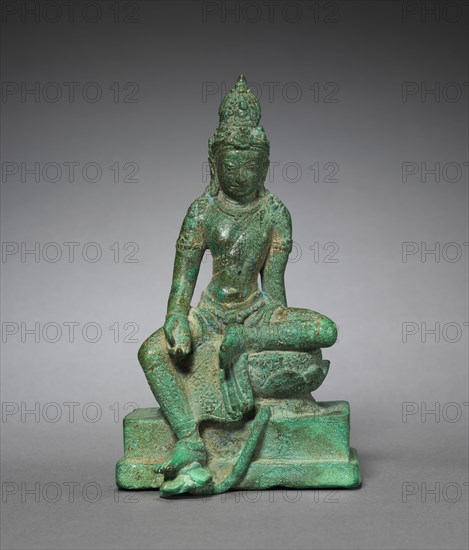 Avalokiteshvara (Bodhisattva of Mercy), 800s. Java, 9th century. Bronze; overall: 16.7 x 9.8 cm (6 9/16 x 3 7/8 in.).