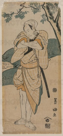 The Actor Ichikawa Danjuro as a Samurai, 1769-1825. Utagawa Toyokuni (Japanese, 1769-1825). Color woodblock print; sheet: 30.9 x 13.9 cm (12 3/16 x 5 1/2 in.).