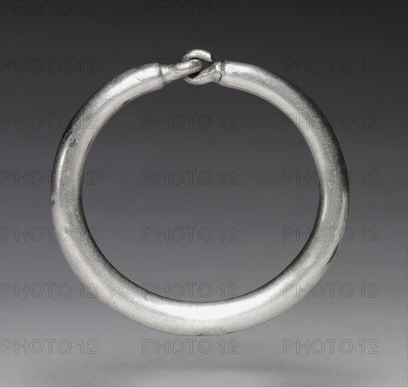 Bracelet, 2nd-1st Century BC. Greece, late Hellenistic period. Silver; diameter: 8.3 cm (3 1/4 in.).